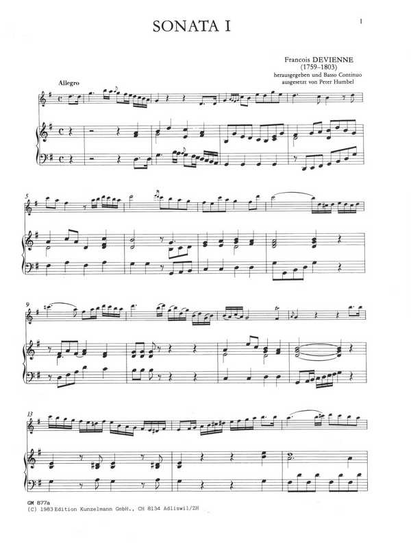 6 Sonaten Band 1 (Nr.1-3)