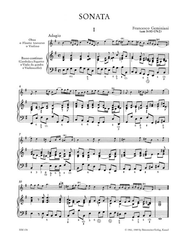 Sonate e-Moll
