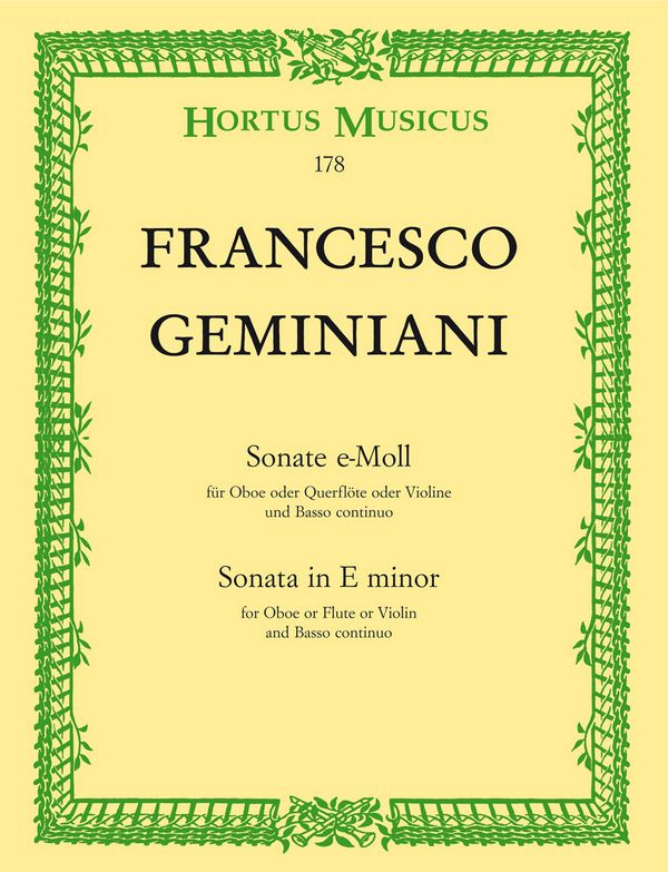 Sonate e-Moll