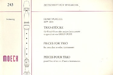 Trio-Stücke für 3 Blockflöten