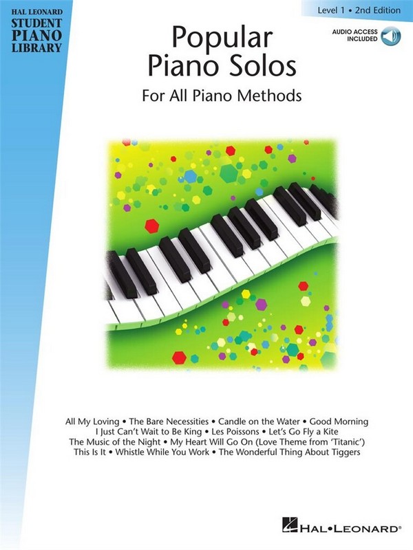 HL00121436 Popular Piano Solos Level 1 (+CD):