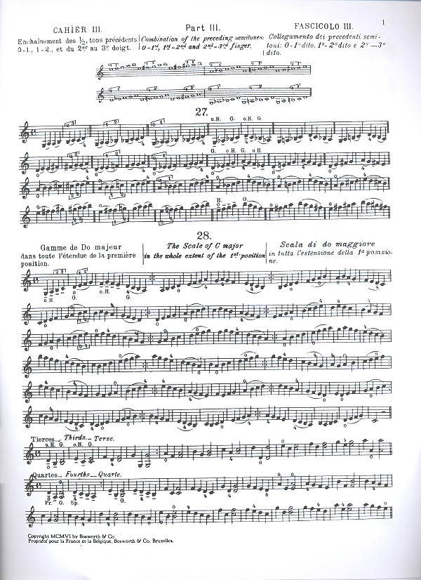 Violinschule für Anfänger op.6,3