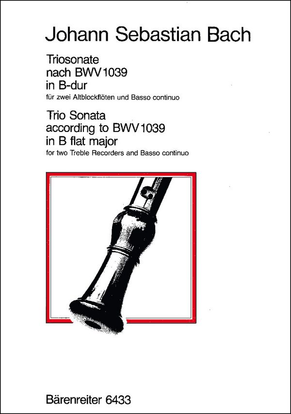 Triosonate B-Dur nach BWV1039