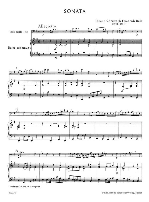 Sonate G-Dur