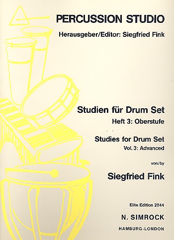 Studien für Drumset Band 3 - Oberstufe