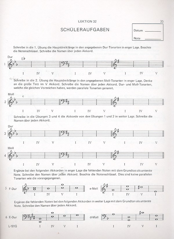 Musiktheorie Band 5 