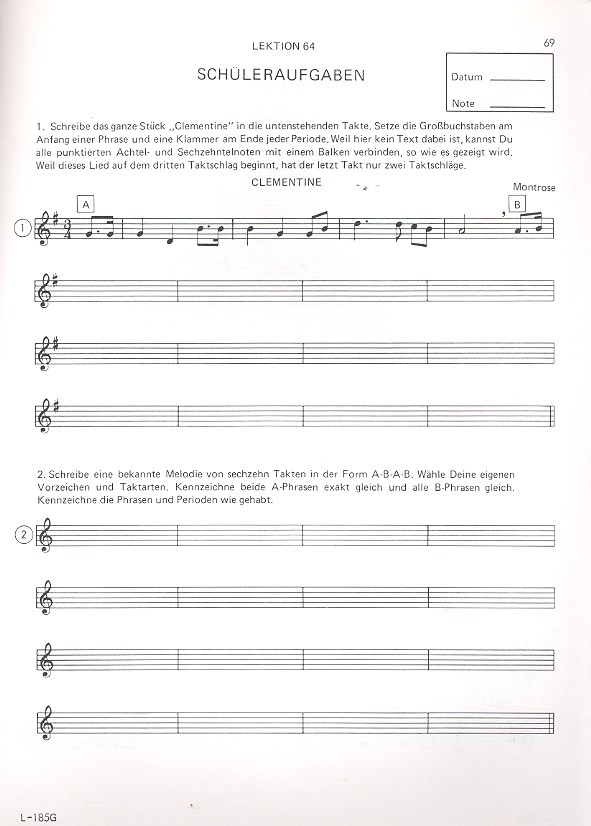 Musiktheorie Band 6 
