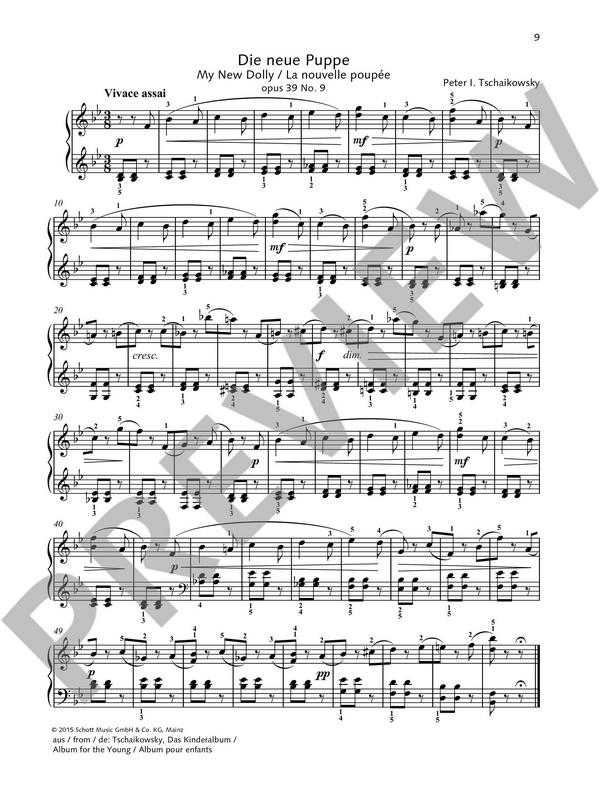 Leichte Klaviermusik der Romantik