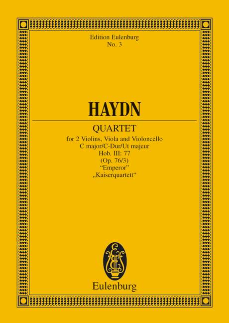 Streichquartett C-Dur op.76,3 Hob.III:77
