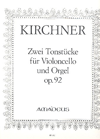 2 Tonstücke op.92 für Violoncello