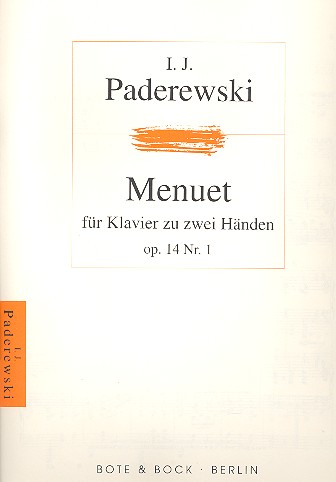 Menuett G-Dur op.14,1