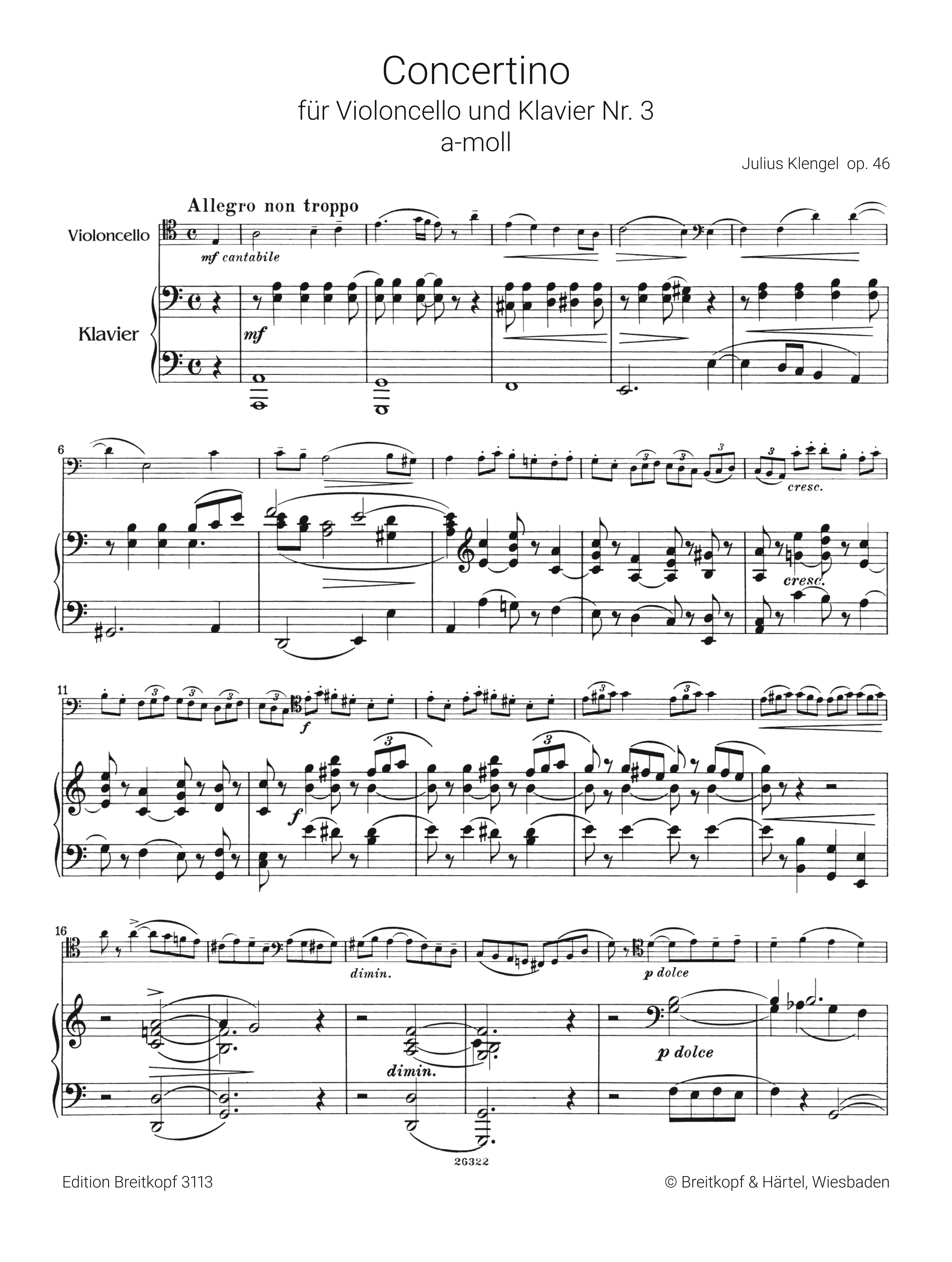 Concertino a-Moll Nr.3