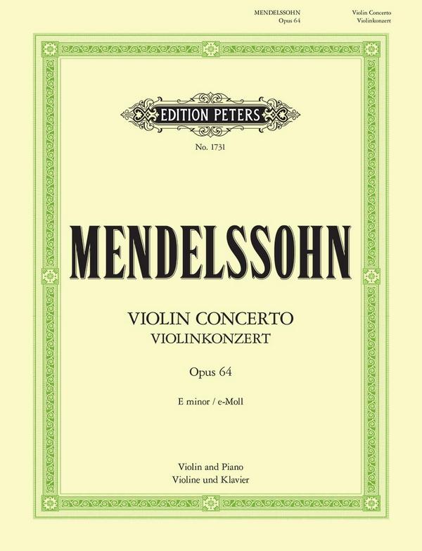 Konzert e-Moll op.64 für Violine und Orchester