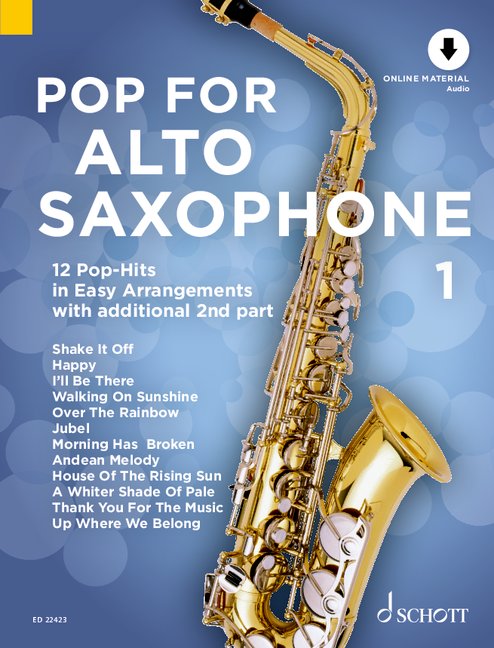 Pop for Alto Saxophone Band 1 (+Online Audio)