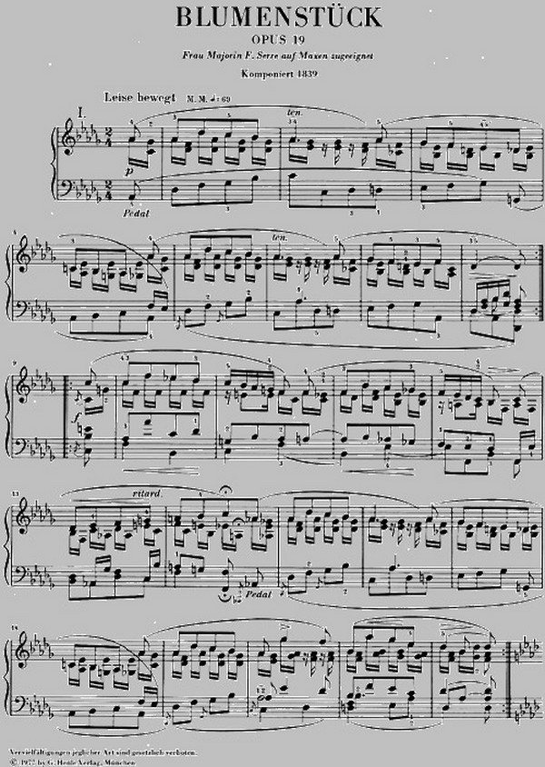 Blumenstück Des-Dur op.19