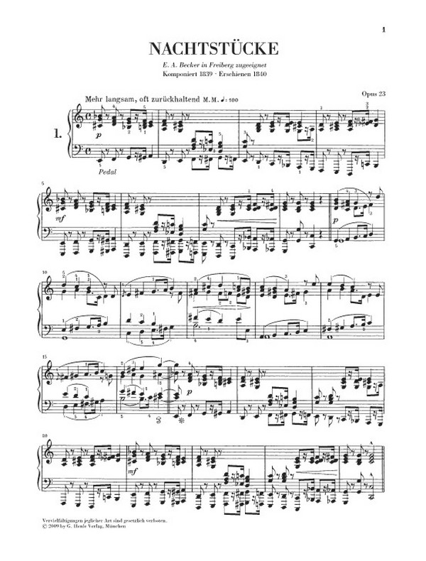Nachtstücke op.23