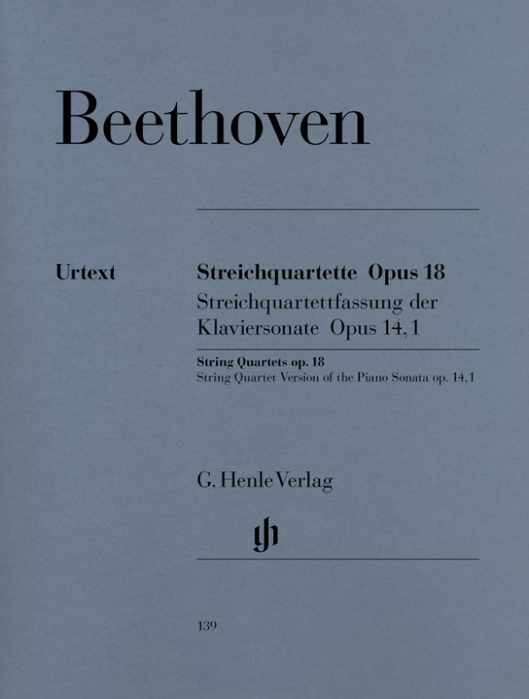 Streichquartette op.18 und