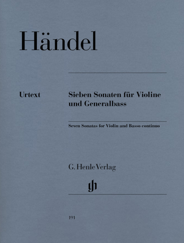 7 Sonaten für Violine und Bc