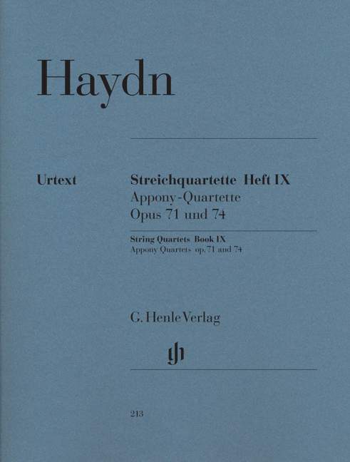 Streichquartette Band 9 op.71 und op.74