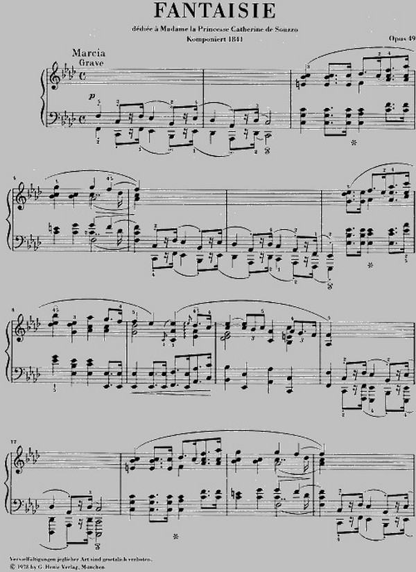 Fantasie f-Moll op.49