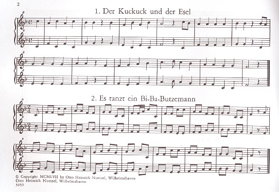 Flötenbüchlein für kleine Leute