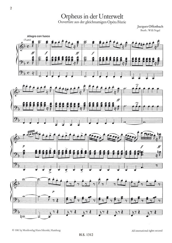 Orpheus in der Unterwelt