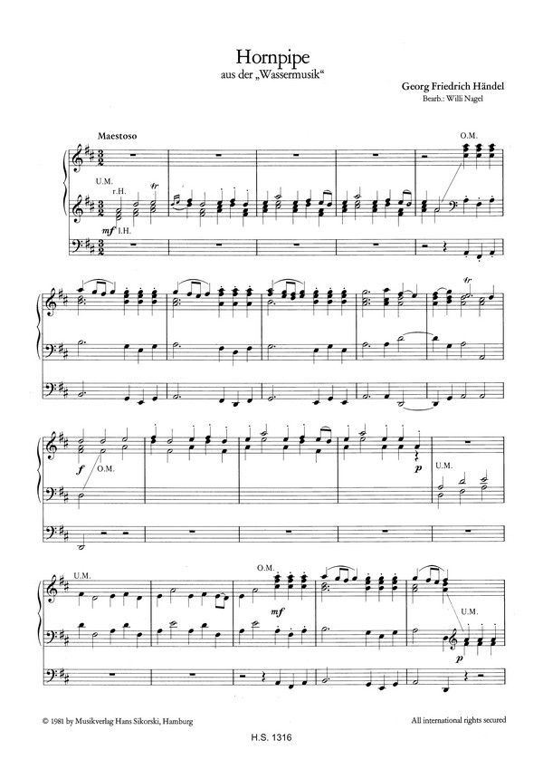 Hornpipe aus der Wassermusik