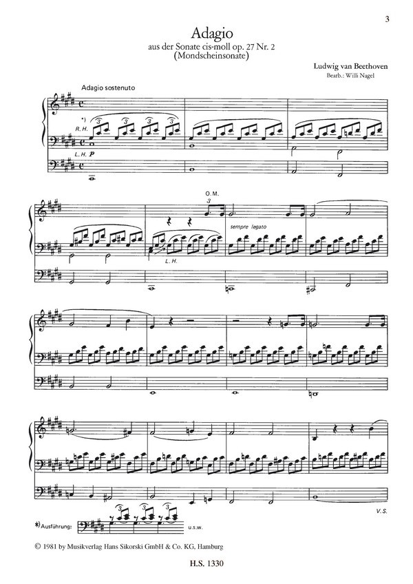 Adagio aus der Mondschein-Sonate
