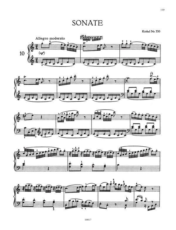 Sonaten Band 1 (Nr.1-10)