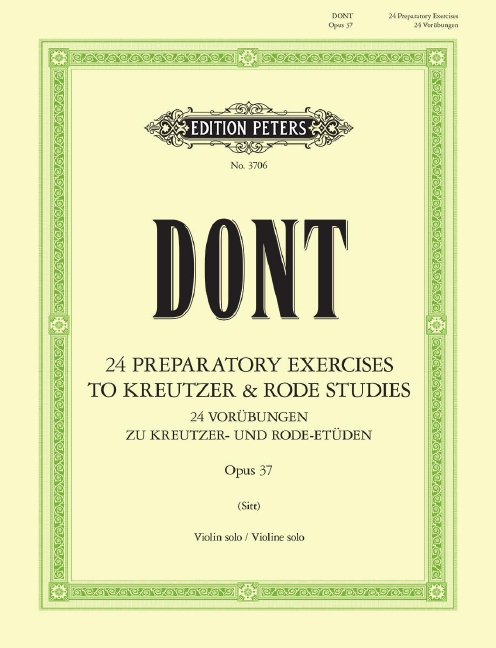 24 Vorübungen zu Kreutzer und Rode op.37