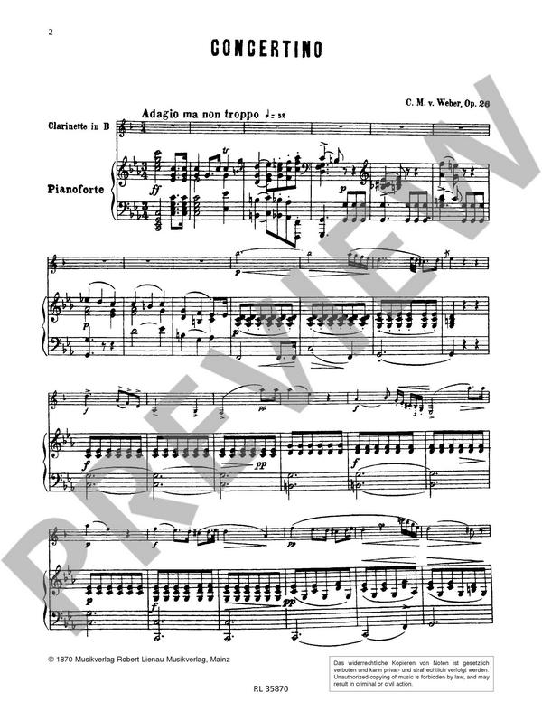 Concertino Es-Dur op.26