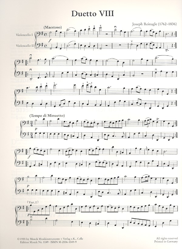 12 leichte Duette Band 2 (Nr.8-12)