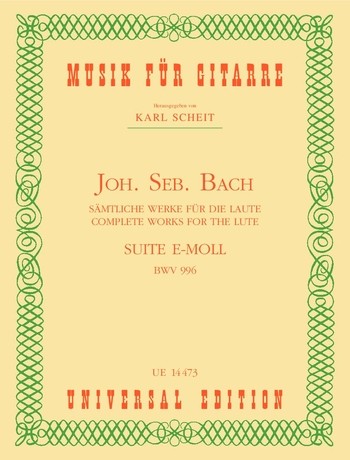 Suite e-Moll BWV996