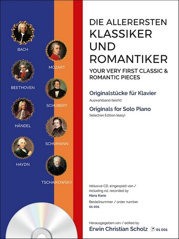 Die allerersten Klassiker und Romantiker (Auswahlband) (+CD)