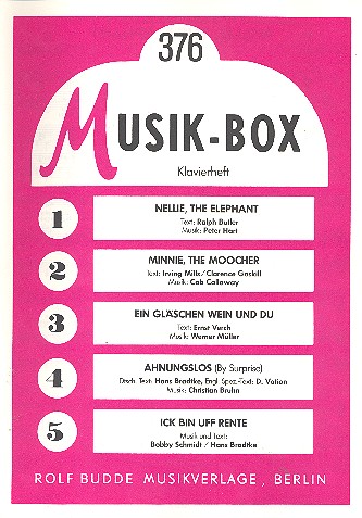 Musik-Box 376: Album für Gesang und