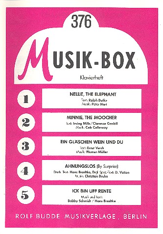 Musik-Box 376: Album für Gesang und