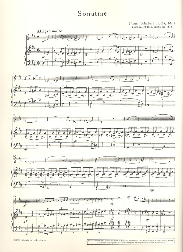 Sonatinen op.137