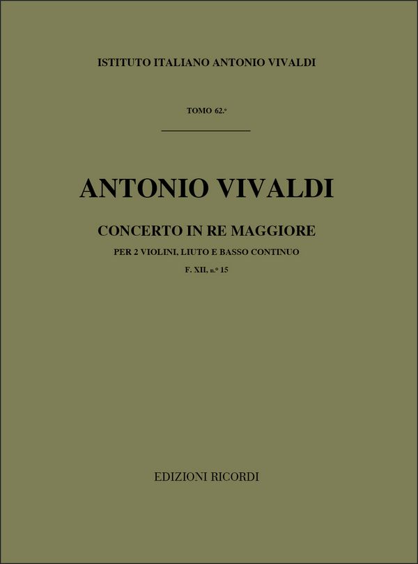 Konzert D-Dur RV93 F.XII:15