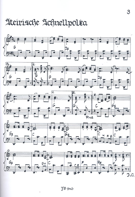 Landler, Boarische und Polka Band 1