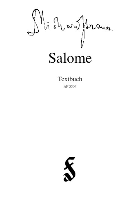 Salome op. 54