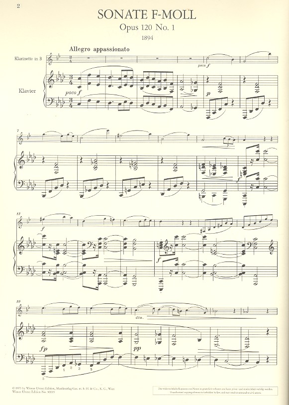 Sonate f-Moll op.120,1