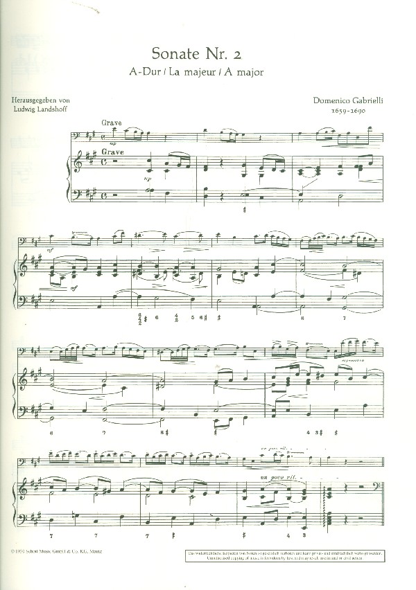 Sonate A-Dur nr.2