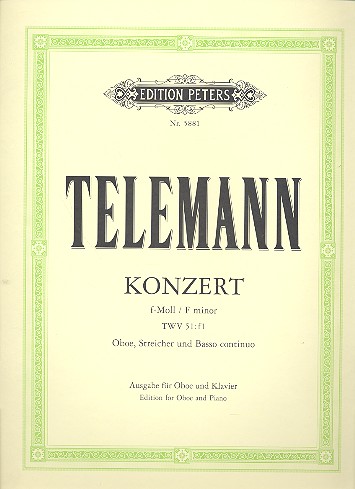 Konzert f-Moll für Oboe, Streicher und Bc