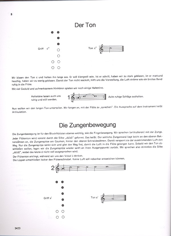 Die Altblockflöte Band 1