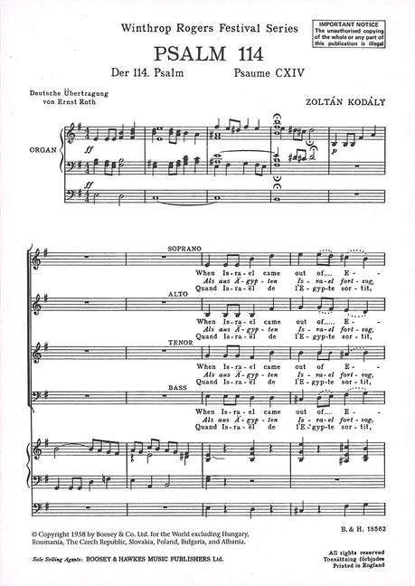 Der 114. Psalm