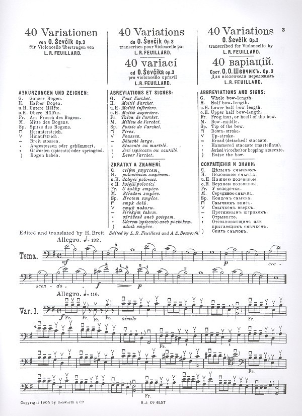 40 Variationen op.3