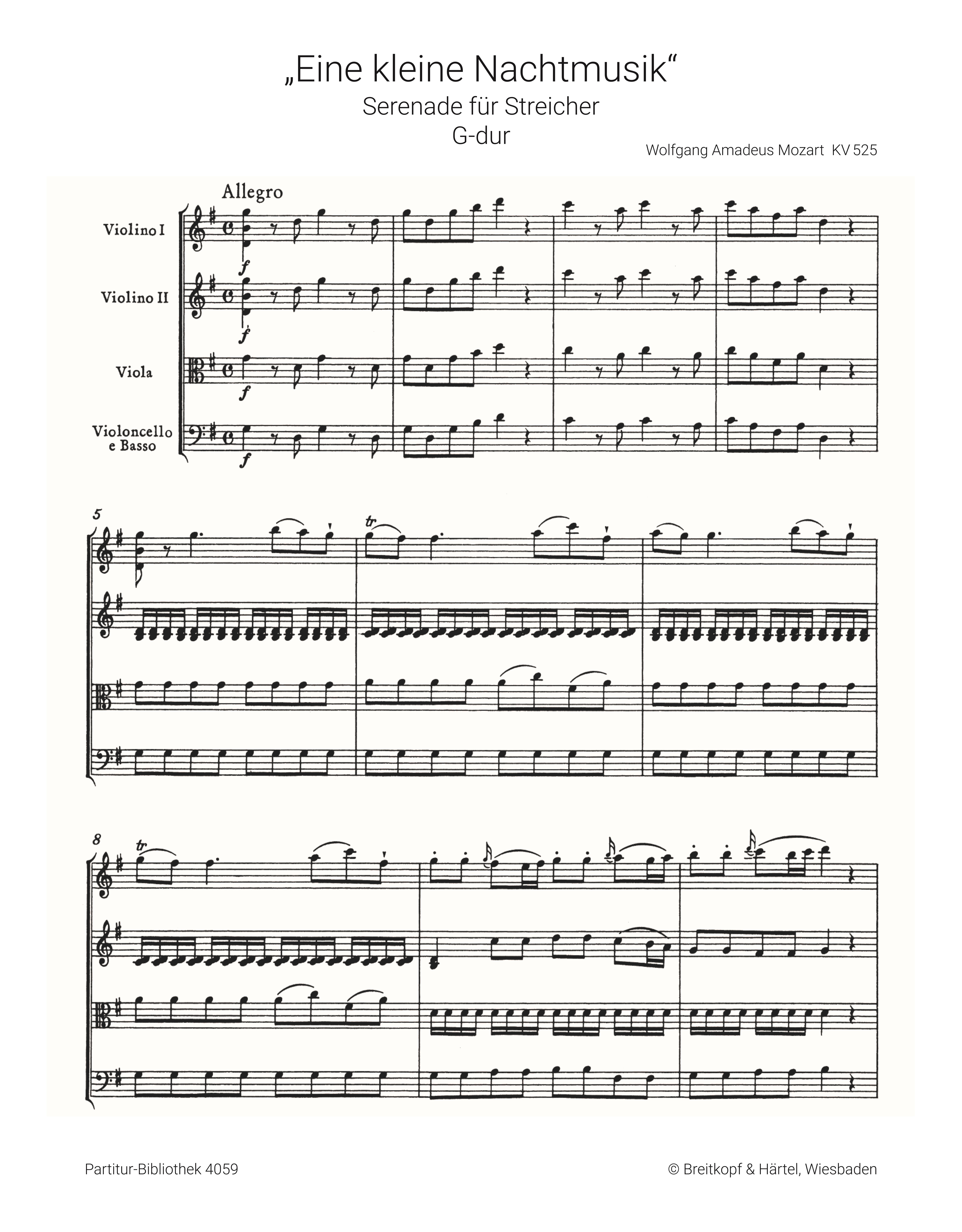 Eine kleine Nachtmusik KV525