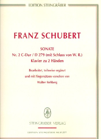 Sonate C-Dur Nr.2 D279 (mit Schluss)