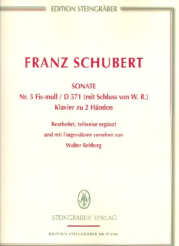 Sonate fis-Moll Nr.5 D571 (mit Schluss)