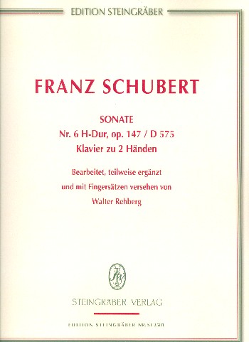 Sonate H-Dur Nr.6 D575 op.147